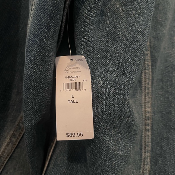 Longline Denim Jacket - Picture 6 of 7